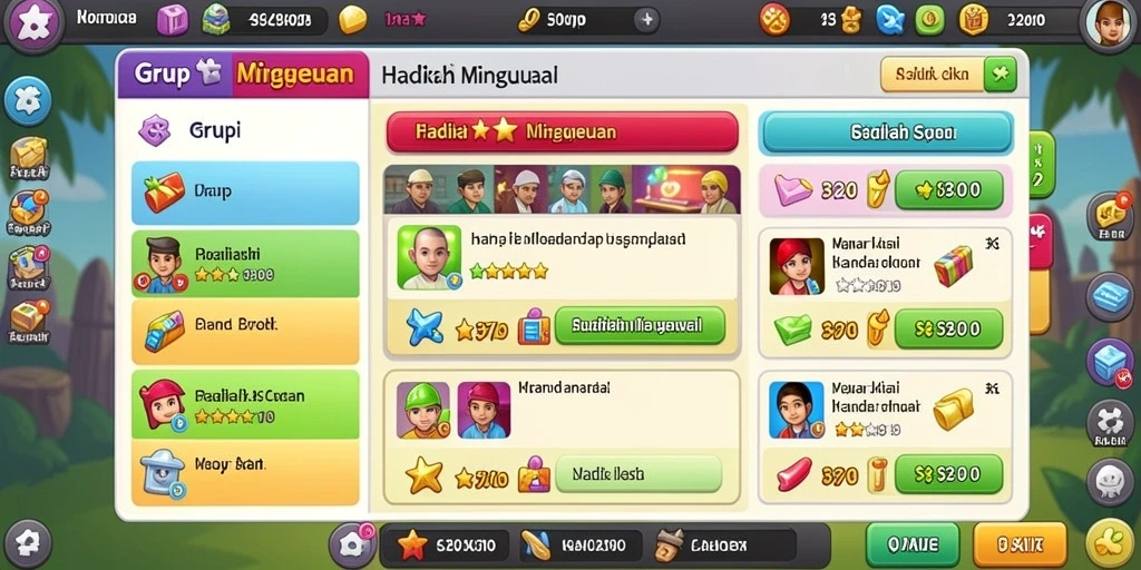 Tampilan awal aplikasi GT777 yang menarik dan mudah dinavigasi.