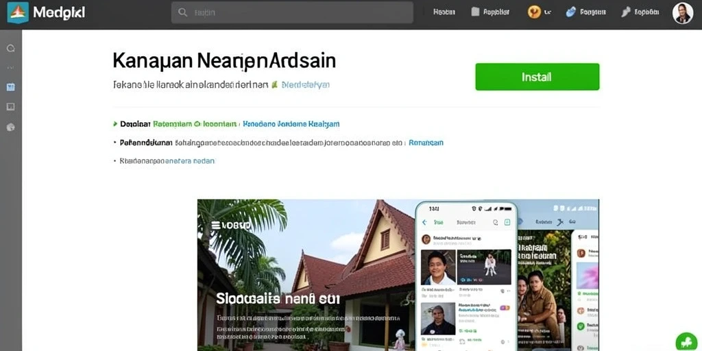 Tampilan antarmuka yang user-friendly.
