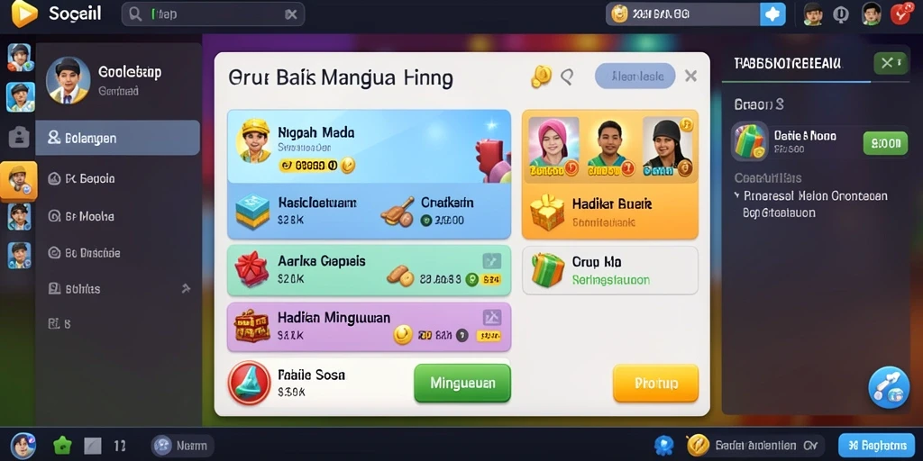 Tampilan antarmuka MEKAR99 yang menarik dan user-friendly.