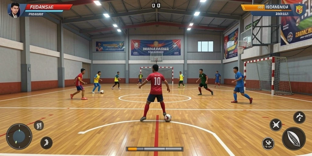 Screenshot menunjukkan tampilan antarmuka yang menarik dan user-friendly.
