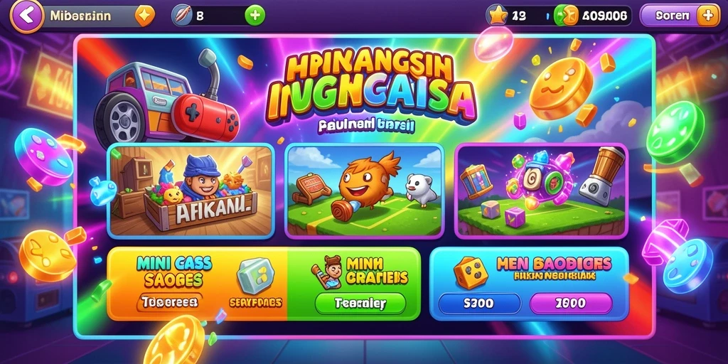 Tampilan antarmuka utama YUMETOTO yang menarik.